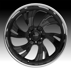 DropStars 658B Gloss Black Custom Wheels 3